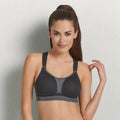 Anita Dynamit Star Sports Bra + Back Black/anthracite