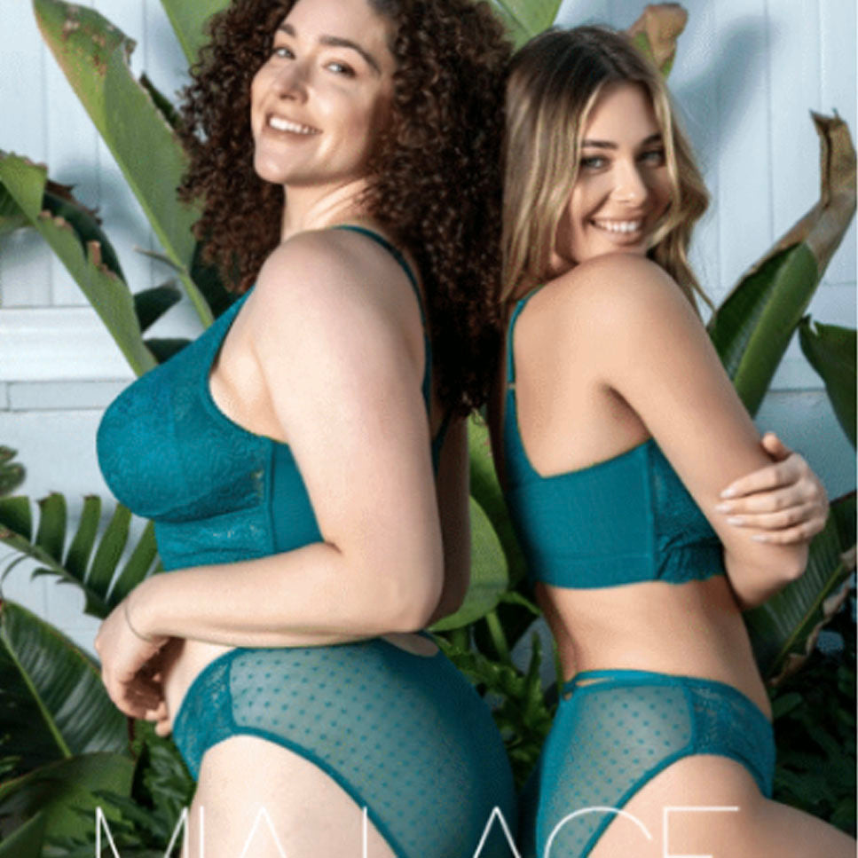 Parfait Mia Lace Bra Wire-Free Padded Lace Bralette